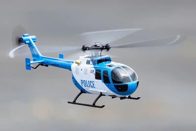 Rage R/C - Hero-Copter, 4-Blade Rtf Helicopter; Police 1