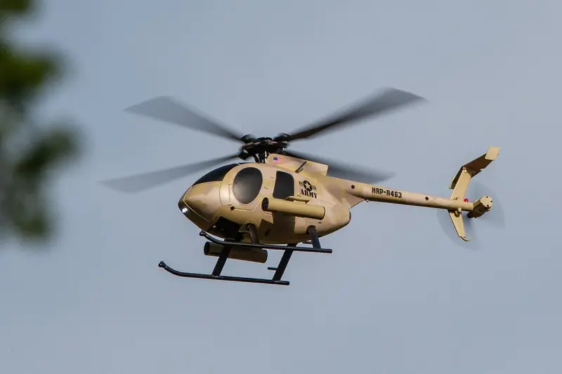 Rage R/C - Hero-Copter Military, 4-Blade Rtf Heli; Army 1