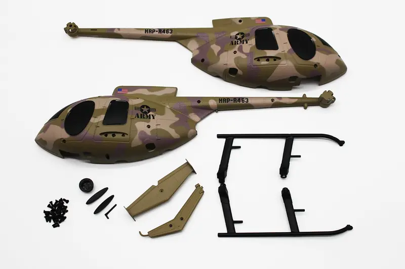 Rage R/C - Hero-Copter Military Canopy Set; Army 1