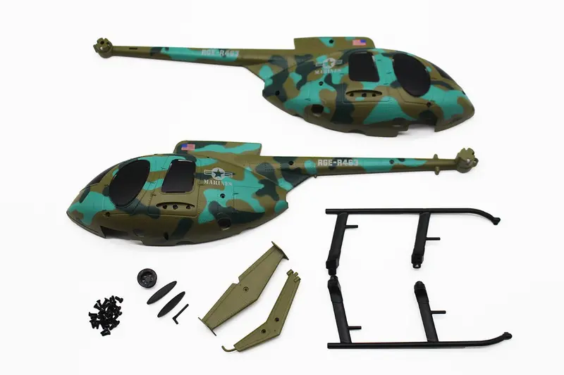 Rage R/C - Hero-Copter Military Canopy Set; Marines 1