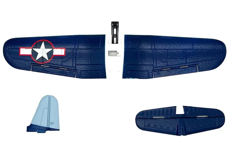 Rage R/C - Main Wing And Tail; F4u Jolly  Rogers 1