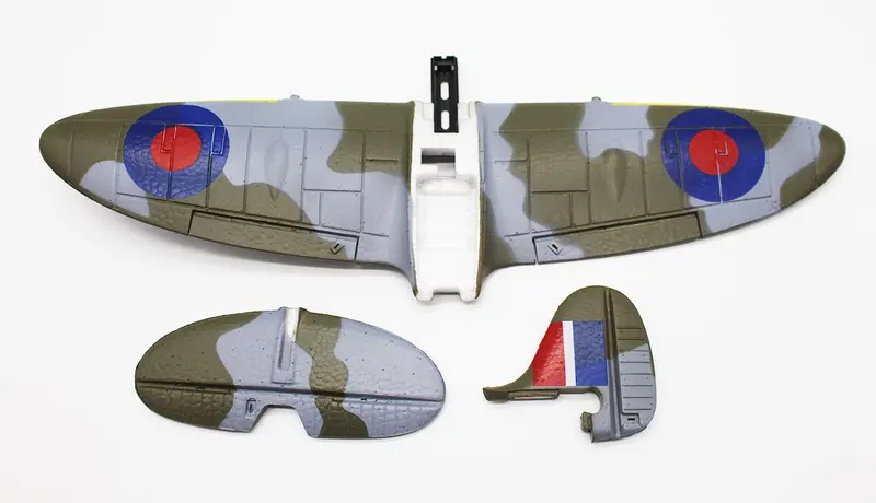 Rage R/C - Main Wing And Tail; Micro Spitfire V2 1