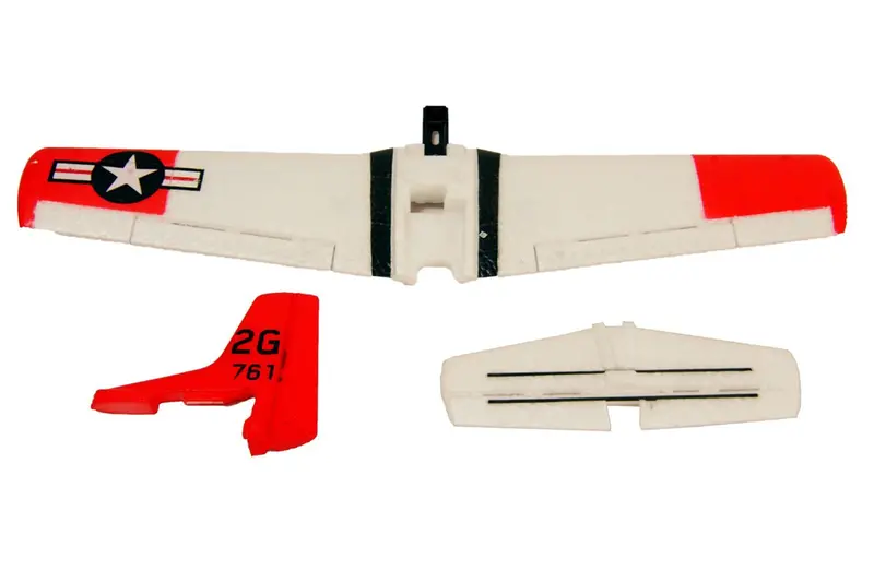 Rage R/C - Main Wing And Tail; T-28 Micro 1