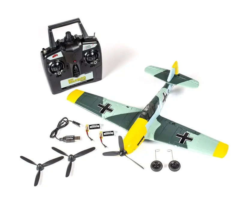 Rage R/C - Messerschmitt Bf 109 Micro Rtf Airplane With Pass (Pilot Assist Stability Software) System 1