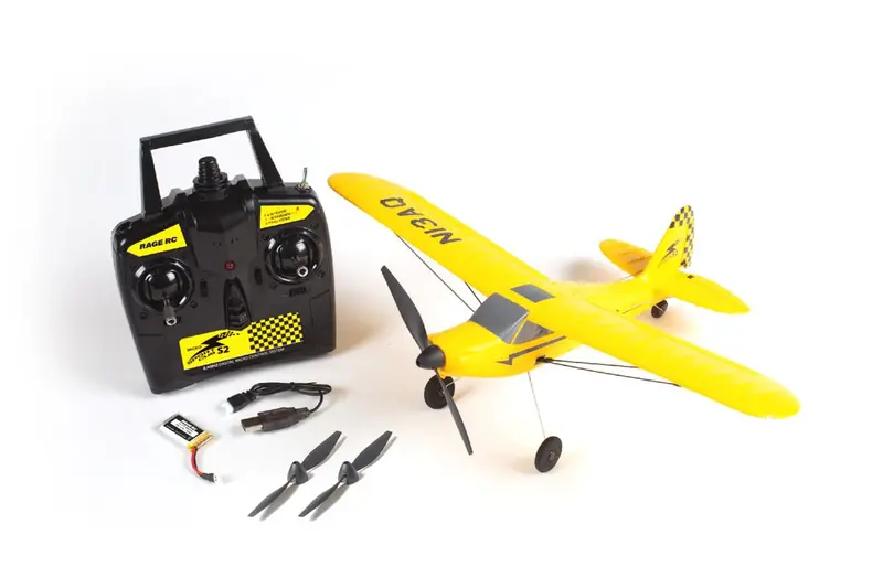 Rage R/C - Micro Sport Cub 400 3-Channel Rtf Airplane With Pass System 1