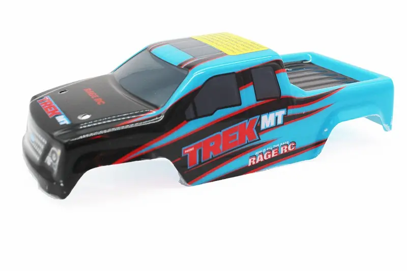 Rage R/C - Printed Body (Black/Blue); Mini Trek Mt 1