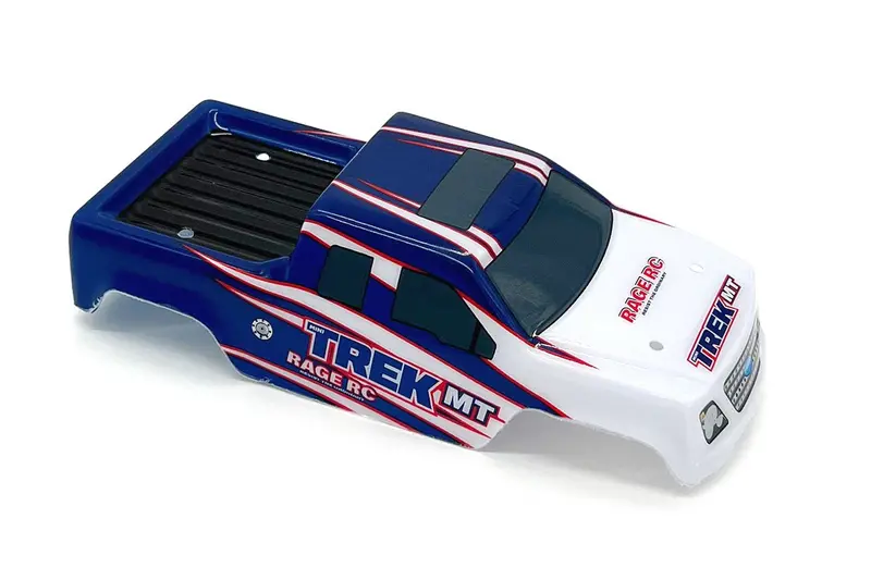 Rage R/C - Printed Body (Blue); Mini Trek Mt 1