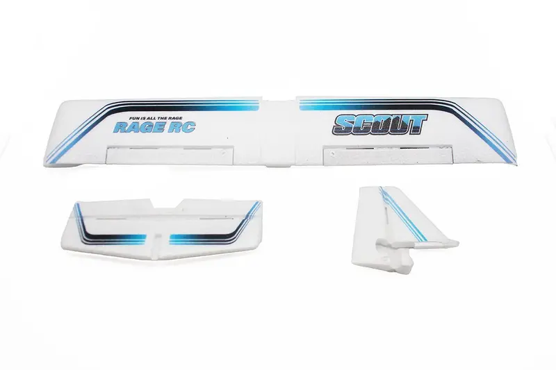 Rage R/C - Printed Main Wing And Tail Set; Scout 1