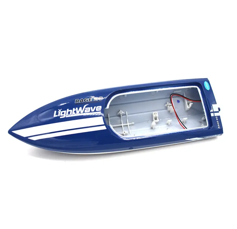 Rage R/C - Replacement Printed Hull; Lightwave, Blue 1