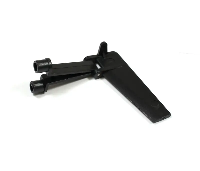 Rage R/C - Rudder And Mount; Black Marlin Mx 1