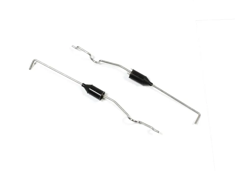 Rage R/C - Rudder Push Rod (2); Black Marlin Mx 1
