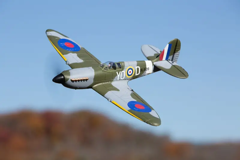 Rage R/C - Supermarine Spitfire Micro Rtf Airplane With Pass (Pilot Assist Stability Software) System 1