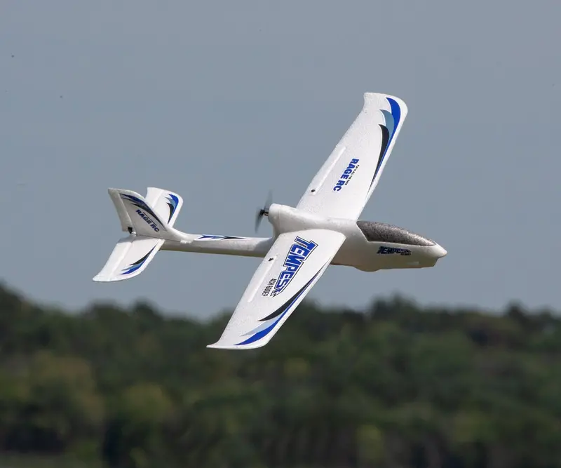Rage R/C - Tempest 600 X4 Electric Powered Rtf Airplane With Pass (Pilot Assist Stability Software) System 1