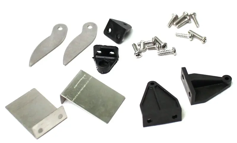 Rage R/C - Trim Tab / Turn Fin Set: Black Marlin Brushless 1