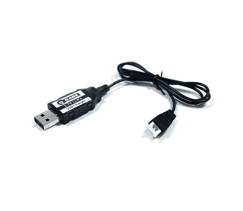 Rage R/C - Usb Charger; Tempest 600, Super Cub Mx, P-51, F4u, T-28, Spitfire, Bf 109 1