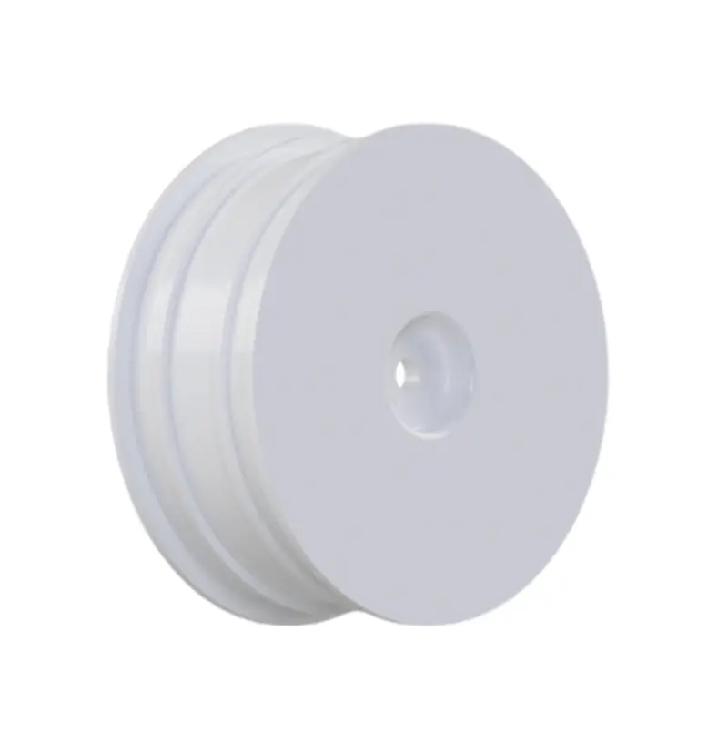 Raw Speed - 2.2" 1/10 2Wd Front Wheels (White) (2) (B6/Rb6) 1