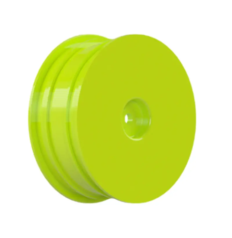 Raw Speed - 2.2" 1/10 2Wd Front Wheels (Yellow) (2) (B6/Rb6) 1