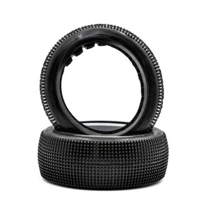 Raw Speed - Mach One - 1/8 Buggy Tires W/ Inserts (1 Pair) Soft (Yellow) 1