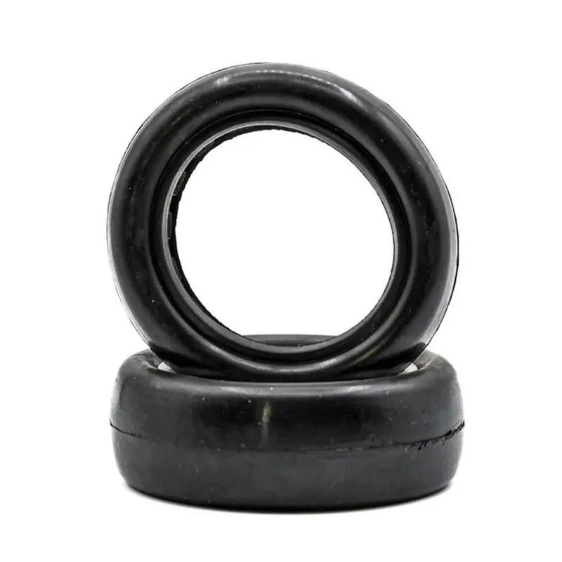 Raw Speed - Slick - 1/10 2Wd Front Buggy Tires W/ Inserts 2.2" (1 Pair) Soft (Yellow) 1