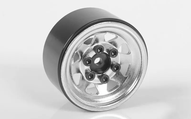 Rc4wd - 1/24 Stamped Steel 1.0" Stock Beadlock Wheels (Silver) 4 Pcs 1