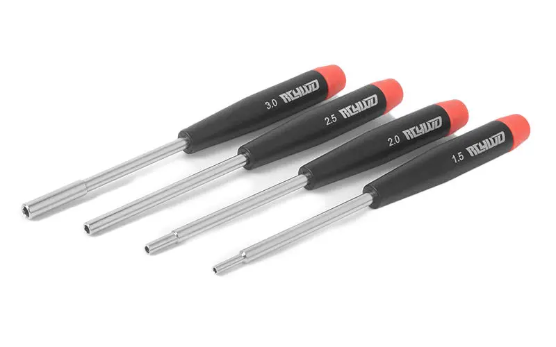 Rc4wd - 4 Piece Precision Metric Hex Nut Driver Set:1.5, 2.0, 2.5, 3.0Mm 1