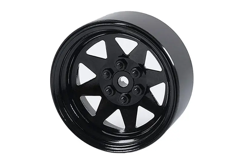 Rc4wd - 6 Lug Wagon 2.2" Steel Stamped Beadlock Wheels (Black) 1