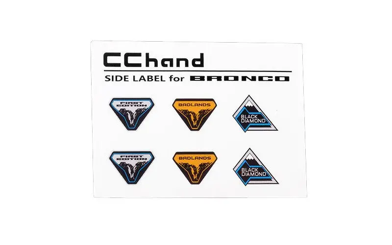 Rc4wd - Body Decal Set For Traxxas Trx-4 2021 Ford Bronco 1