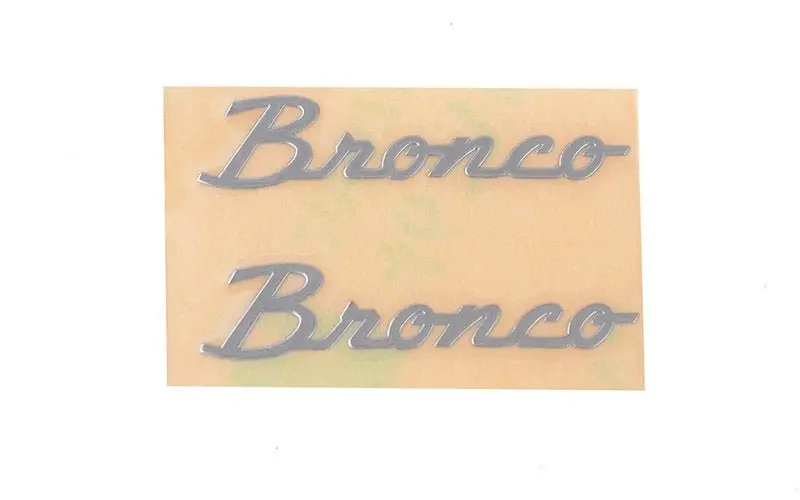 Rc4wd - Body Decals For Traxxas Trx-4 2021 Ford Bronco (Silver) 1