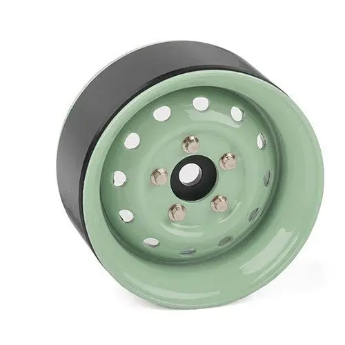 Rc4wd - Heritage Edition Stamped Steel 1.9" Wheels (Grasmere Green) 1