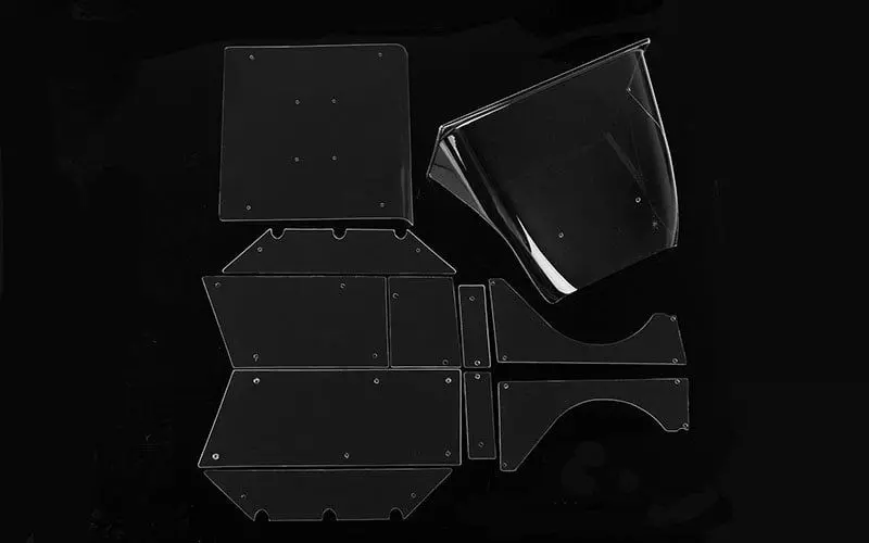 Rc4wd - Lexan Body Panel Set, For Miller Motorsports Pro Rock Racer (Clear) 1