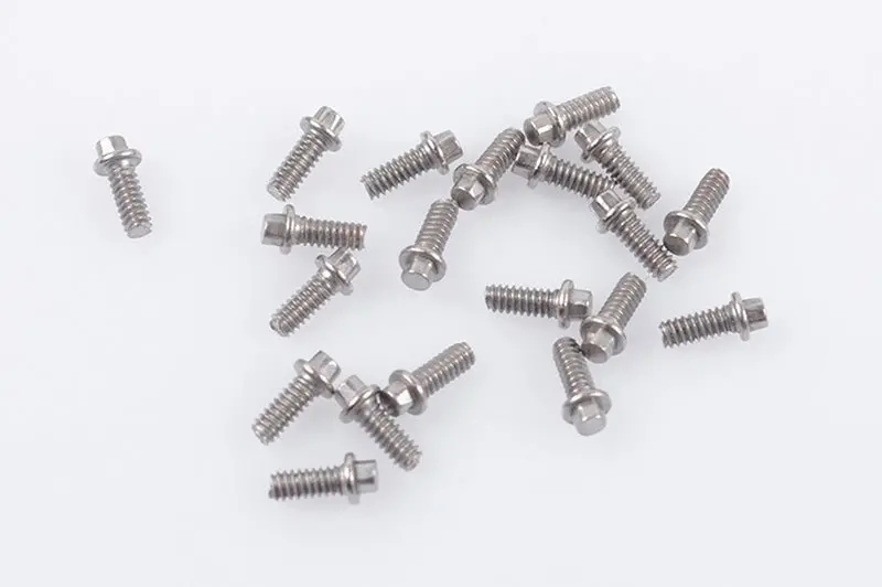 Rc4wd - Miniature Scale Hex Bolts (M1.6 X 4Mm) (Silver) 1