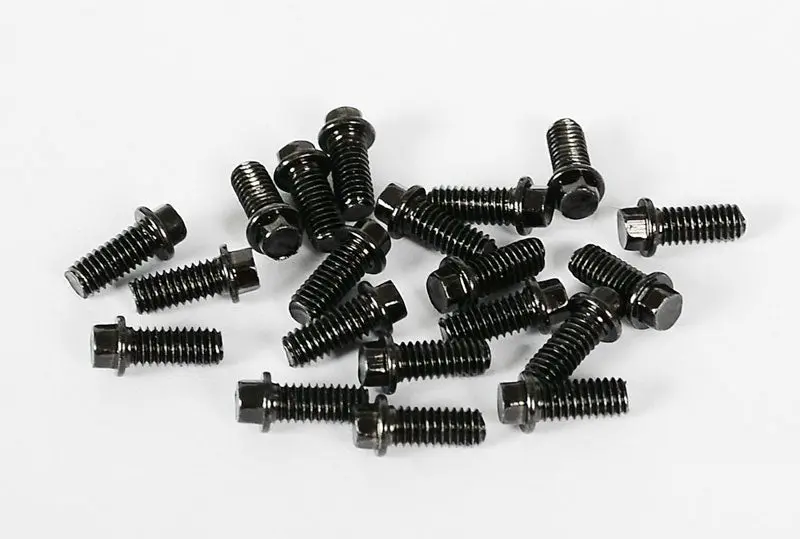 Rc4wd - Miniature Scale Hex Bolts (M2.5 X 6Mm) (Black) 1