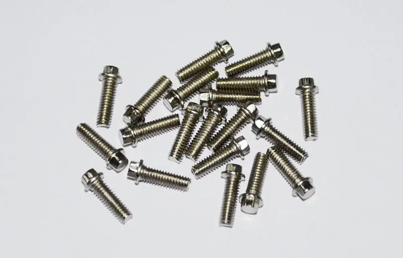 Rc4wd - Miniature Scale Hex Bolts (M2.5 X 8Mm) (Silver) 1