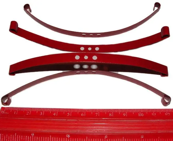 Rc4wd - Red Super Soft Flex Leaf Springs (4) 1