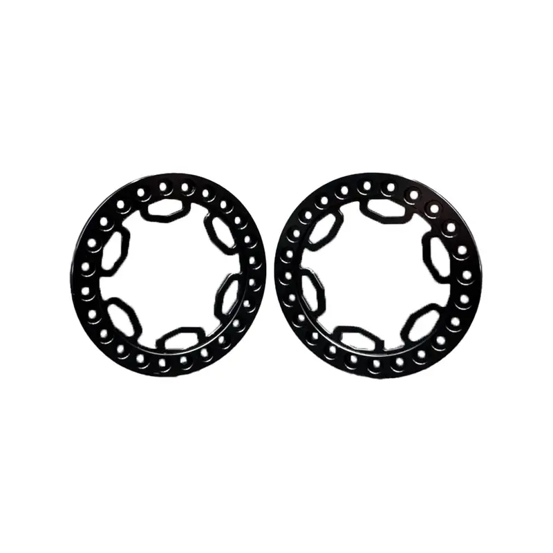 Reef's Rc - 1.9 "Shield" Beadlock Ring (Black) (2) 1