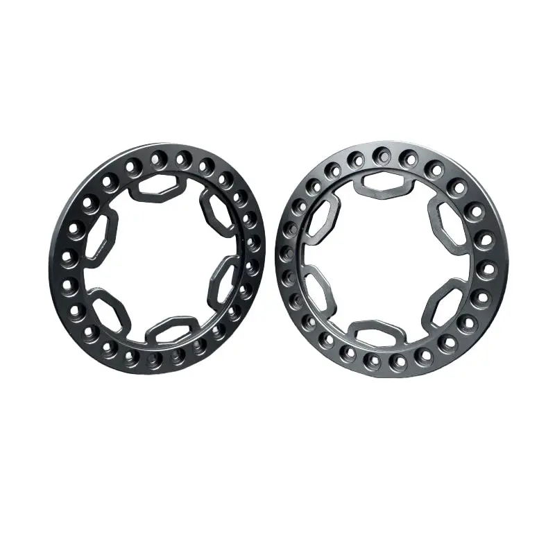 Reef's Rc - 1.9 "Shield" Beadlock Ring (Gray) (2) 1