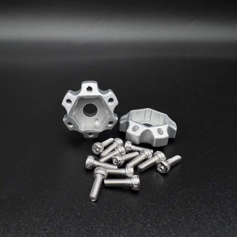 Reef's Rc - 12Mm Hex "Dot" Machined Aluminum Hubs (2) "1 Dot 2Mm" 2