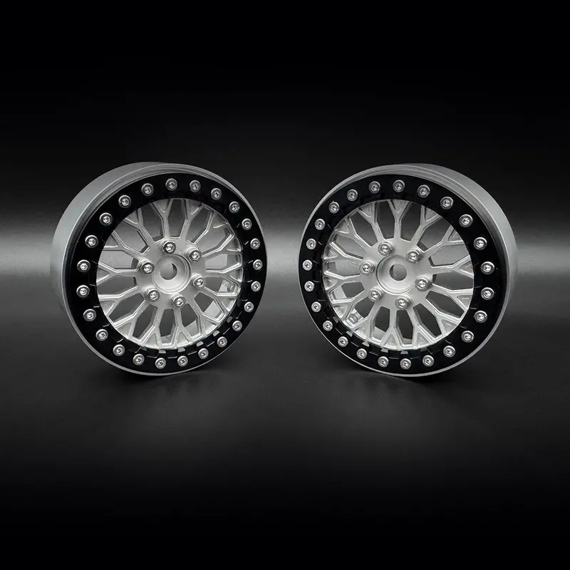 Reef's Rc - 2.2 "Shield" Aluminum Beadlock Wheels W/Hubs (2) 1