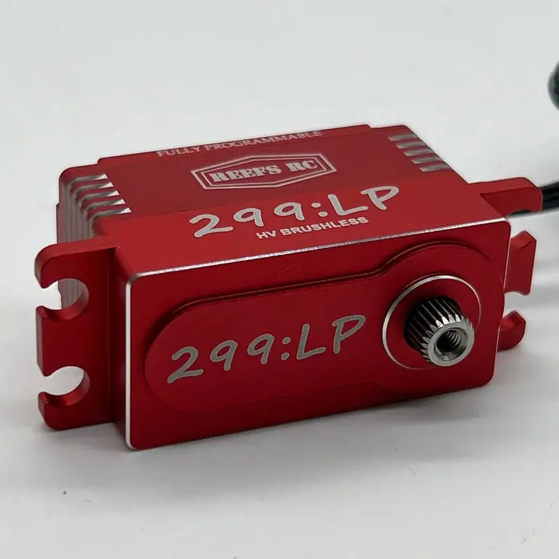 Reef's Rc - 299Lp Special Edition Red High Speed High Torque Low Profile Brushless Servo .0.57/313 @8.4V 1