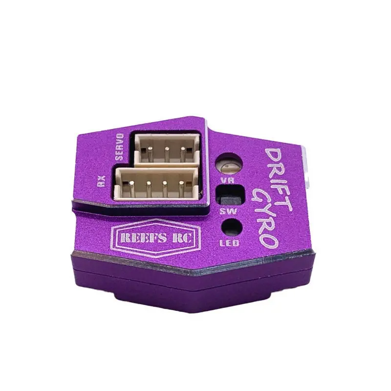 Reef's Rc - Drift Gyro For 1/10 And Mini Scale Rc Drift Cars, Purple 1