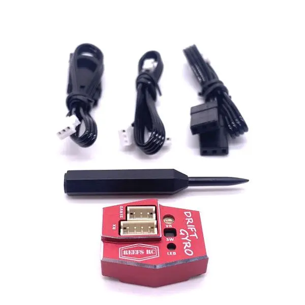 Reef's Rc - Drift Gyro For 1/10 And Mini Scale Rc Drift Cars, Red 2