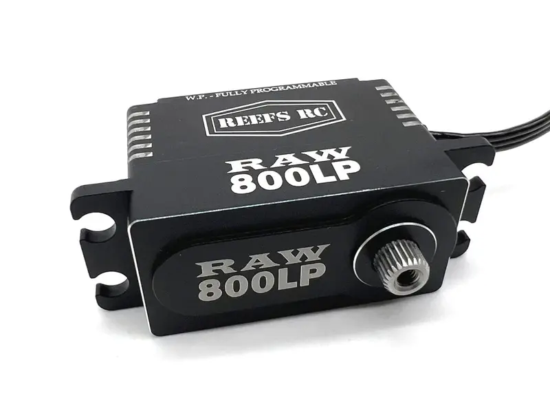 Reef's Rc - Raw 800 Lp Black Servo, Programmable 1