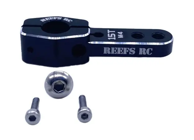 Reef's Rc - Single Side Heavy Duty Servo Horn, 15T, 4Mm Holes, For 5Th Scale 1