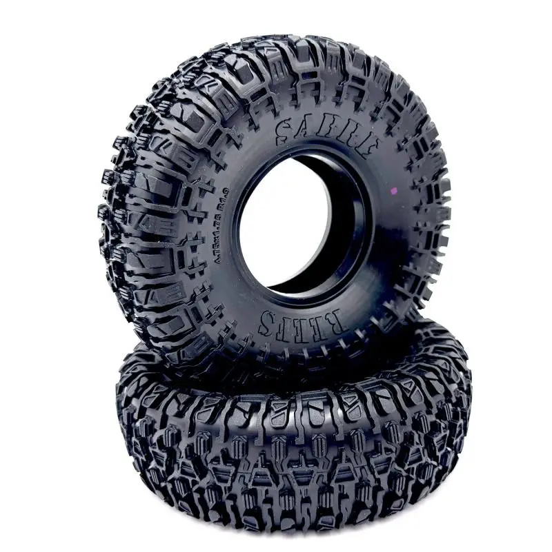 Reef's Rc - Sp Sabre 4.75 Crawler Tire With Foam Inserts (2) (Pink Compound) 1