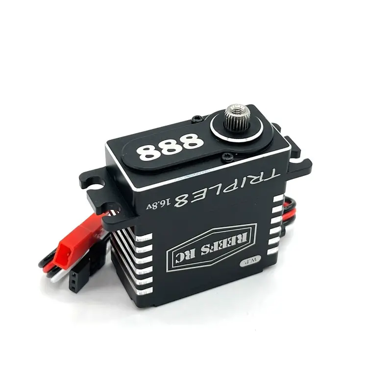 Reef's Rc - Triple8 16.8V 4S Direct High Torque High Speed Brushless Servo With 4S Connector 1