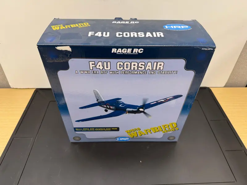Rgra1301v2 F4u Corsair Jolly Rogers Micro Rtf Airplane Open Package 1