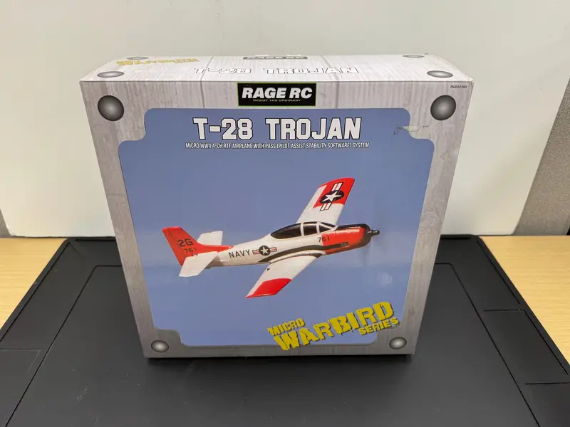 Rgra1302 T-28 Trojan Micro Rtf Airplane Open Package, And Fixed 1