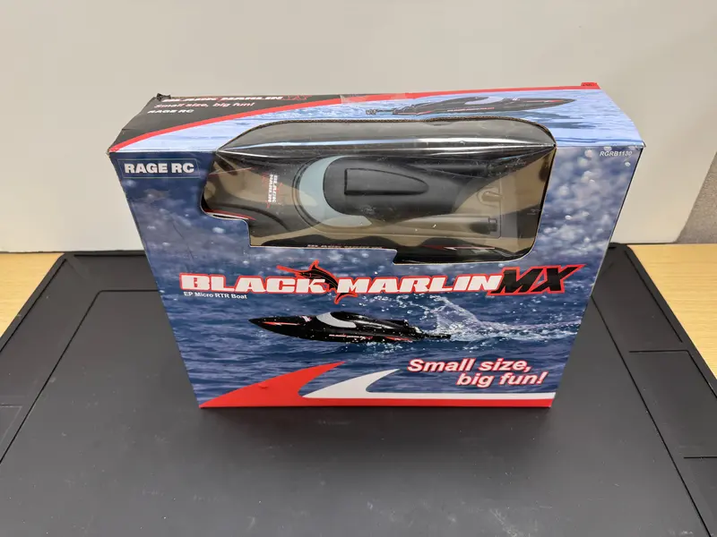 Rgrb1130 Rage Black Marlin Mx Micro Open Box No Battery Fixed Fin. 1