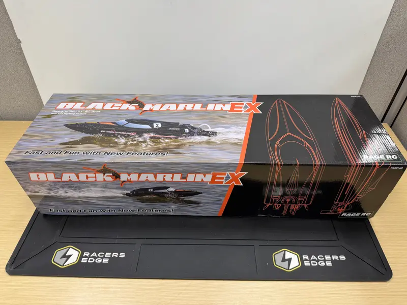 Rgrb1400 Rage Black Marlin Ex Brushed Boat. Open Box Not Used 1
