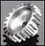 Robinson Racing - 17 Tooth .6 Mod Metric Steel Alloy Pinion Gear, 1/8" Bore 1